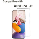 3 Pack Tempered Glass Screen Protectors Compatible with OPPO FIndia X9, Anti Scratch, Bubble Free, 9H Hardness