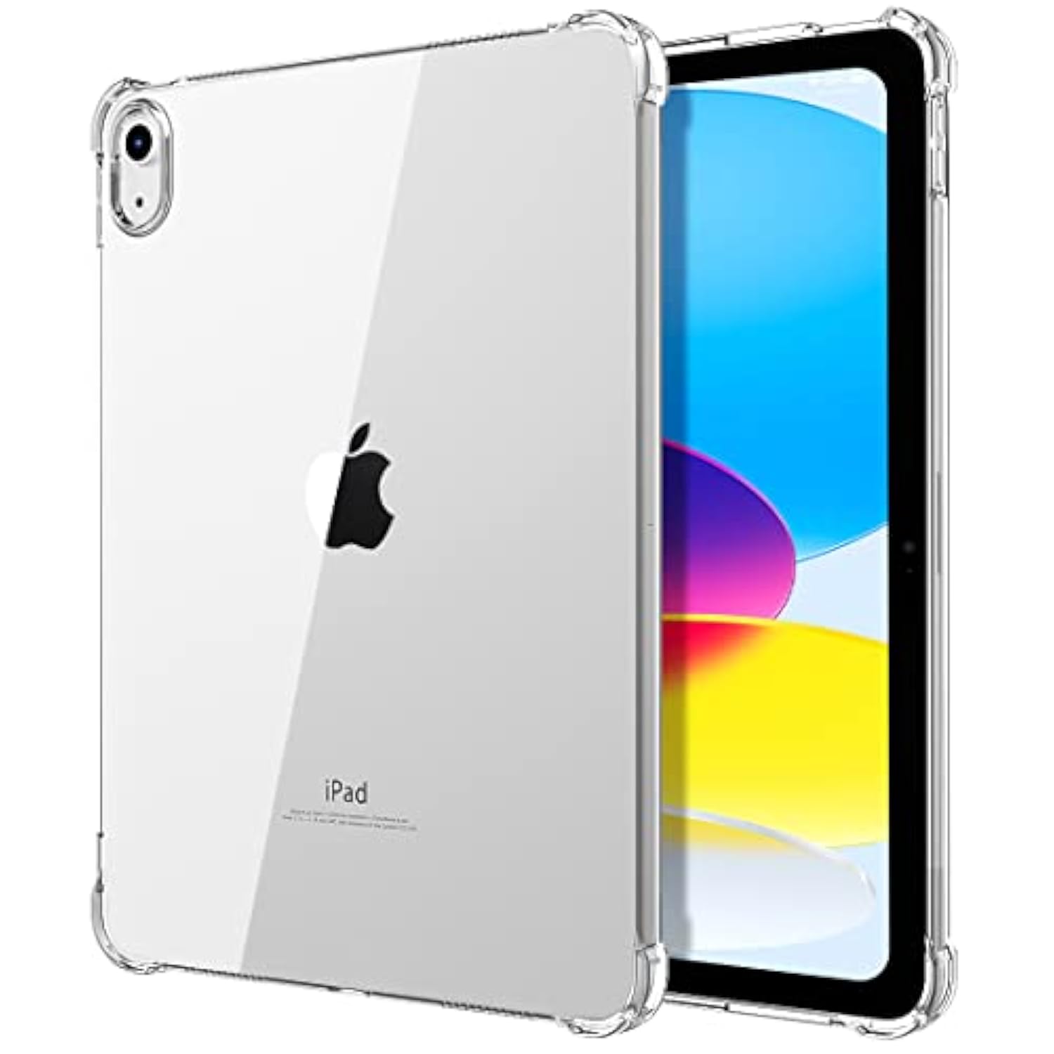 Clear Case For (A16) 11Th Generation 11 Inch 2025, 10Th Generation Case 10.9 Inch 2022, Slim & Lightweight Soft Tpu Transparent Back Protective Cover, Clear