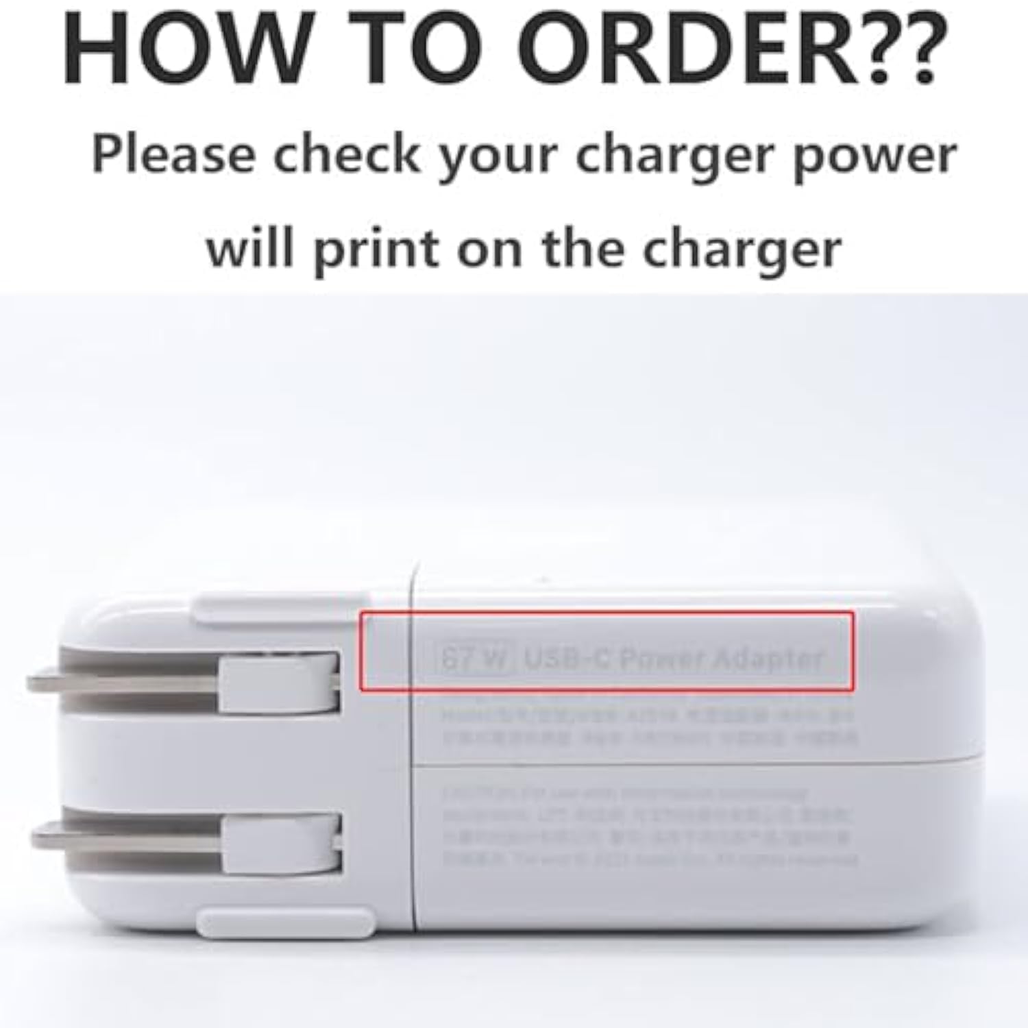 67W/61W Charger Cover For Macbook Pro 14 Inch A2442 2021 M1 2023 M2 Pro 8-Core