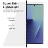 Slim And Thin Carbon Fiber Case Compatible With Samsung Galaxy Z Fold 7, 1500D Aramid Fiber Z Fold7 Cover Compatible With Magsafe, Matte Black Gray Twill [Not Printed]