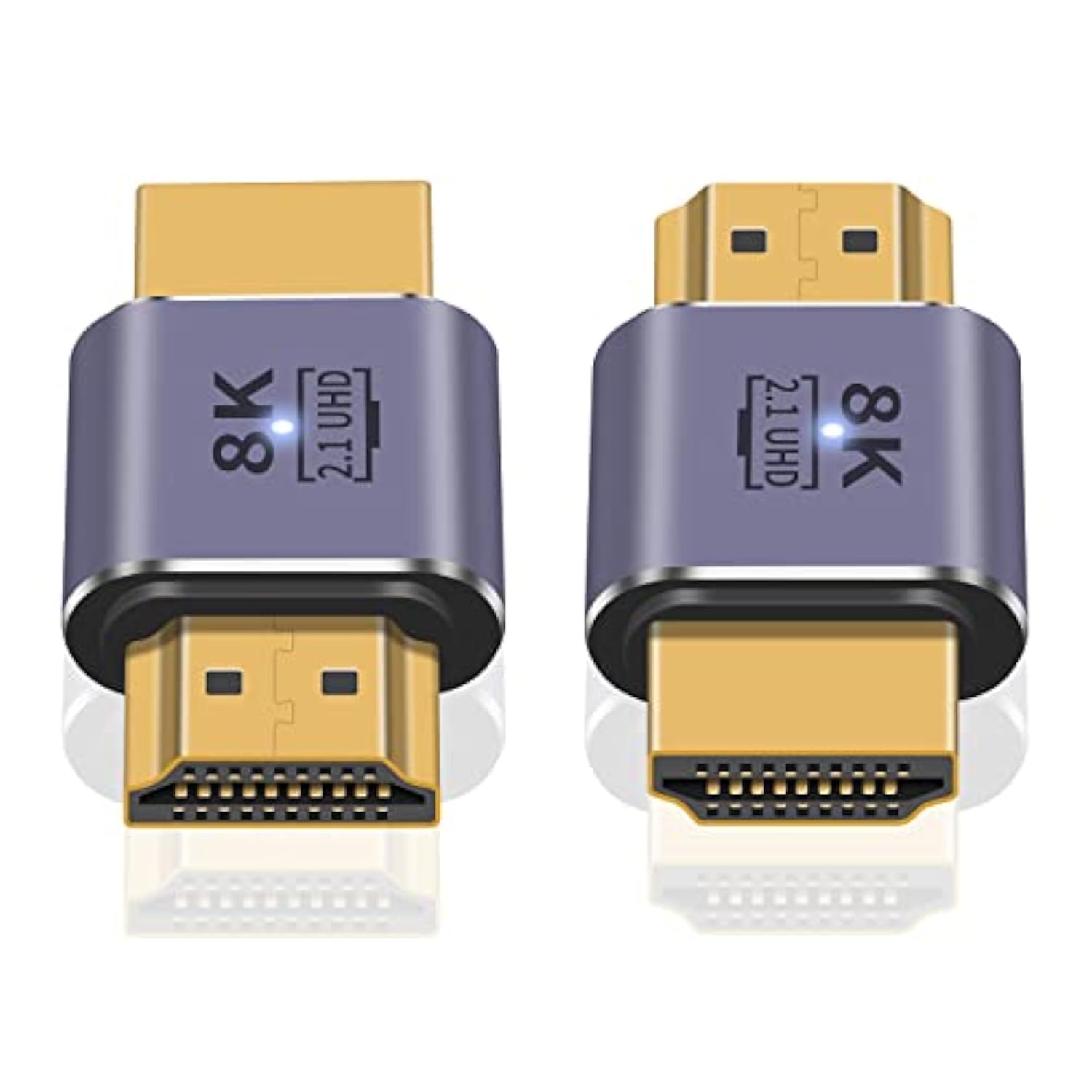 Hdmi Male To Male Adapter 8K, 48Gbps Hdmi 2.1 Adapter, Hdmi To Hdmi Adapter Uh