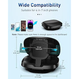 Horizontal & Vertical Viewing Cell Phone Holder for Car Compatiable With iPhone, Samsung & Smarphones