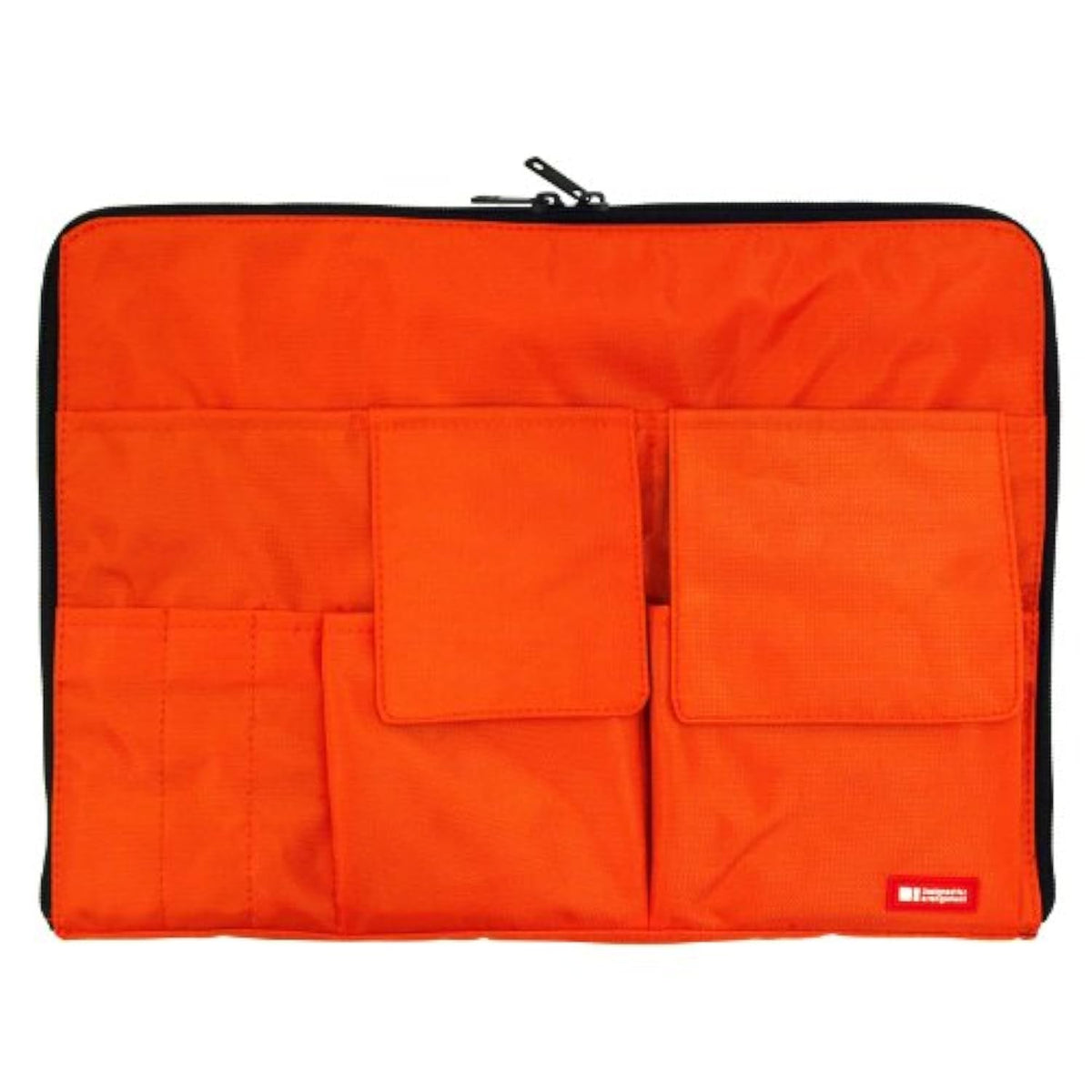 Lihitlab Laptop Sleeve With Storage Pockets (Bag-In-Bag), 10 X 13.8 Inches, Orange (A7554-4)