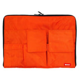 Lihitlab Laptop Sleeve With Storage Pockets (Bag-In-Bag), 10 X 13.8 Inches, Orange (A7554-4)