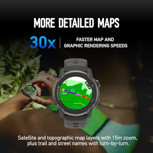 APEX 4 (46mm) GPS Watch, 1.3" MIP Touchscreen, Global maps with Turn-by-Turn Navigation, 41 Days Battery Life, Voice Pins, and Hands-Free Calls, for