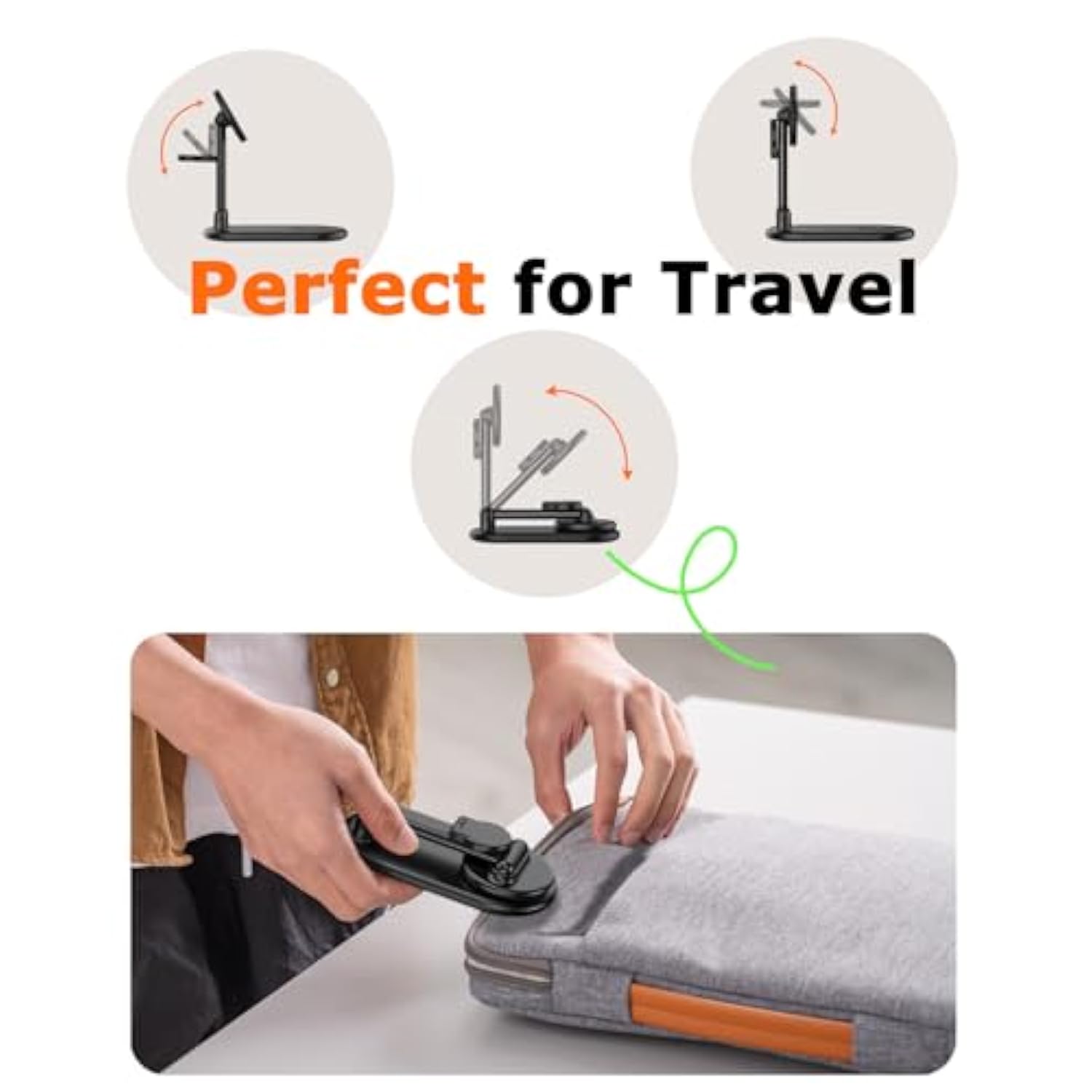 Magnetic Wireless Charger Mag-Safe 3 In 1 Charging Station,15W Max Foldable Wireless Charging Stand For Iphone 16/15/14/13/12, Fast Travel Charger For Multiple Devices Iwatch Airpods (Black)