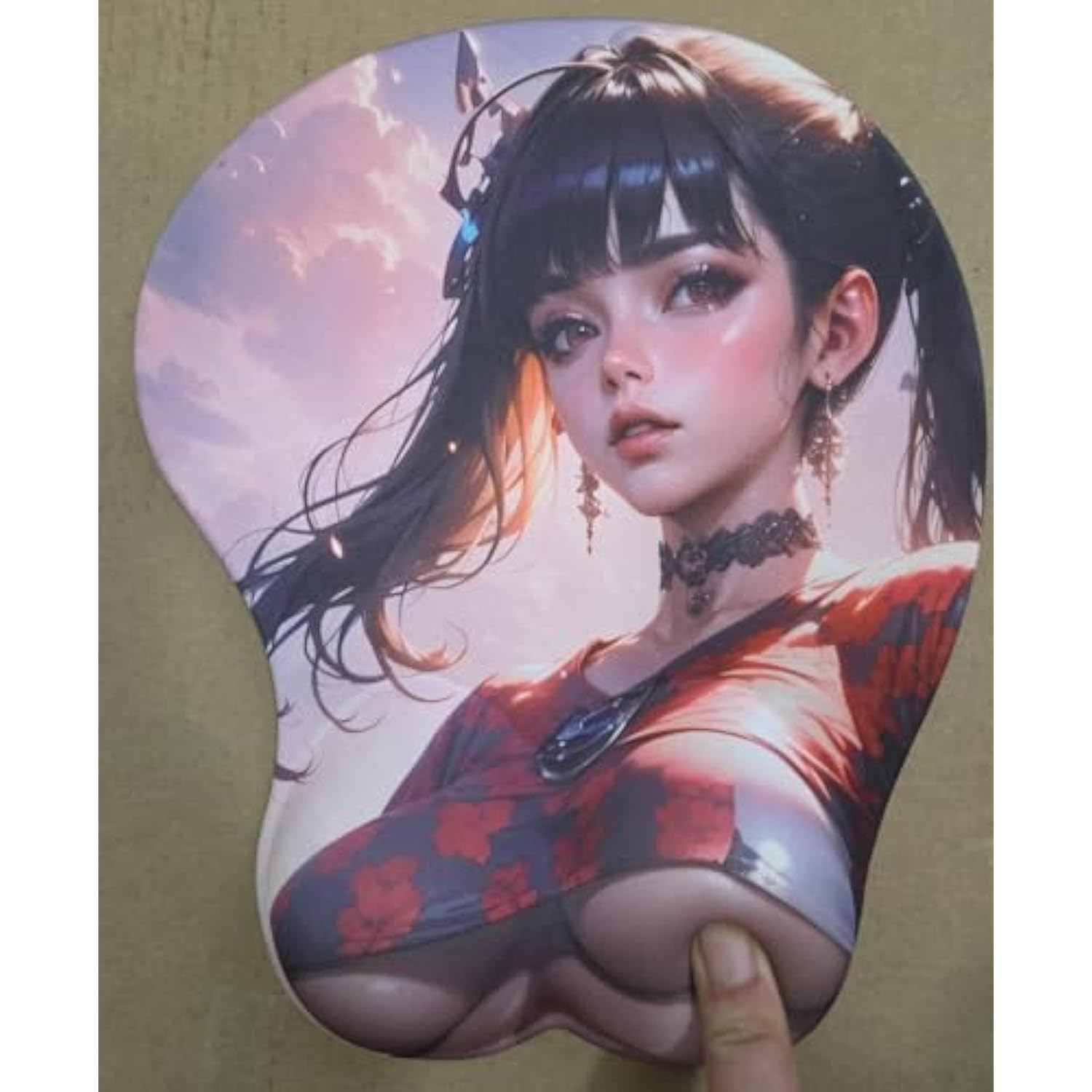 3D Stellar Blade Eve Computer Mouse Pad With Wrist Rest Cool 12X10 Inches Table Mat For Stellar Blade