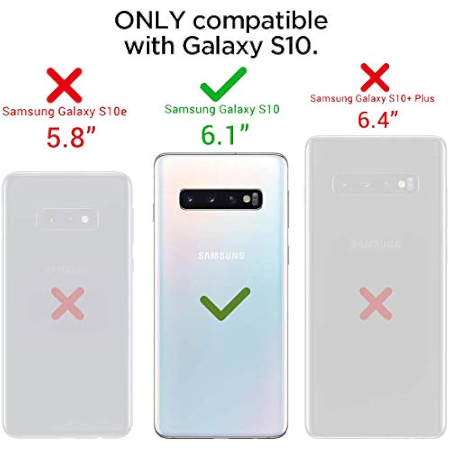 Galaxy S10 Case, S10 Case Luxury Sparkle Glitter Cute Phone Case Girls Women Pretty Design Translucent Clear Slim Tpu Soft Rubber Silicone Cover Protective Case For Samsung Galaxy S10(Colorful)