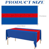 3 Pcs 54 X 108 Inch Spider Birthday Party Tablecloth Plastic Disposable Hero Table Cover Large Plastic Rectangular Table Cover For Spider Birthday Party Decorations (Red And Blue)