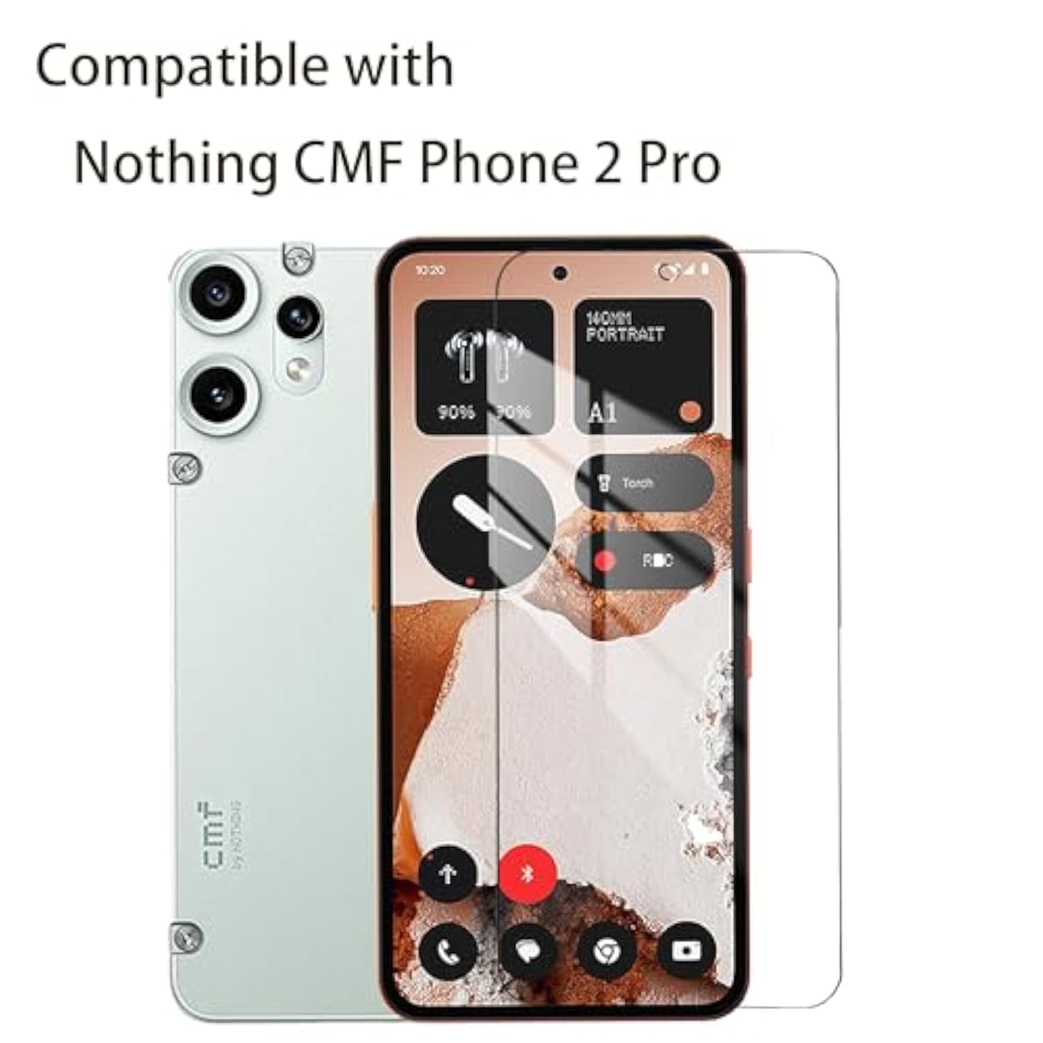 3 Pack Tempered Glass Screen Protectors For Nothing Cmf Phone 2 Pro, Anti Scratch, Bubble Free, 9H Hardness