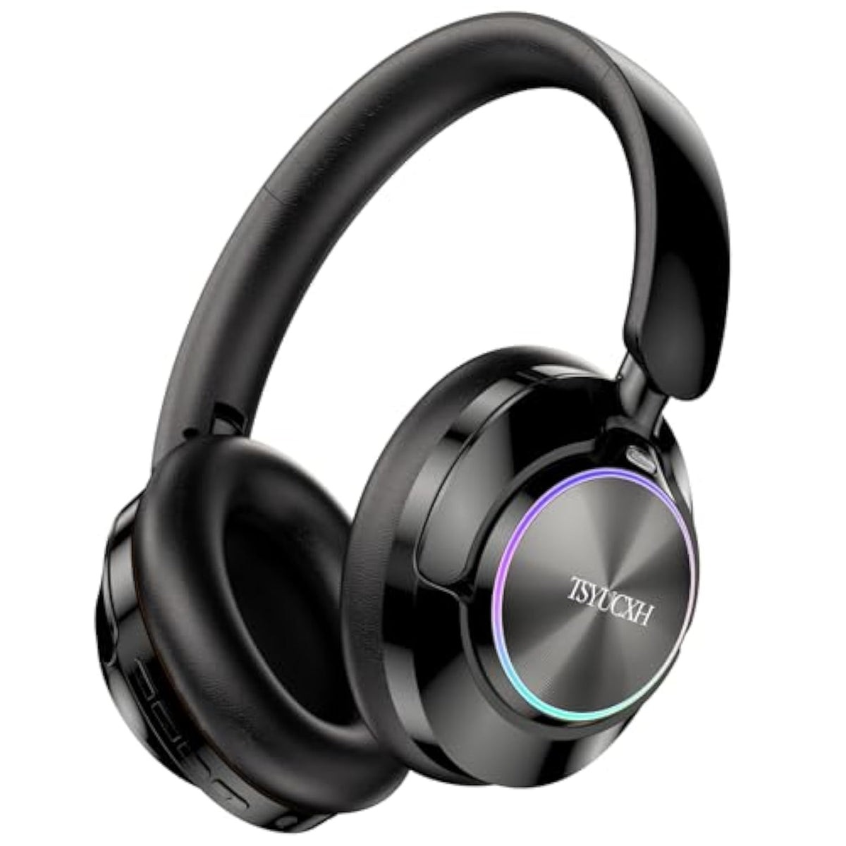 Noise Cancelling Over Ear Wireless Bluetooth Headphones With Microphone, 65H Playtime, Clear Calls, Comfort Fit For Travel (Beige)