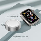 Magnetic Apple Watch Charger Adapter with USB-C Fast Charging for All Series