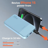Power Bank 35W 20000mAh Portable Charger Fast Charging?PD 3.0 QC 4.0 Fast Charging Phone Charger with LED Display, Travel Battery Pack 2 USB C 2 USB