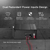 10 Port Gigabit L2+ Managed Industrial Din-Rail Switch, 8 Gigabit Ethernet Ports, 2 Gigabit Sfp, Vlan|Route|Ring|Acl|Qos Web/Console Managed