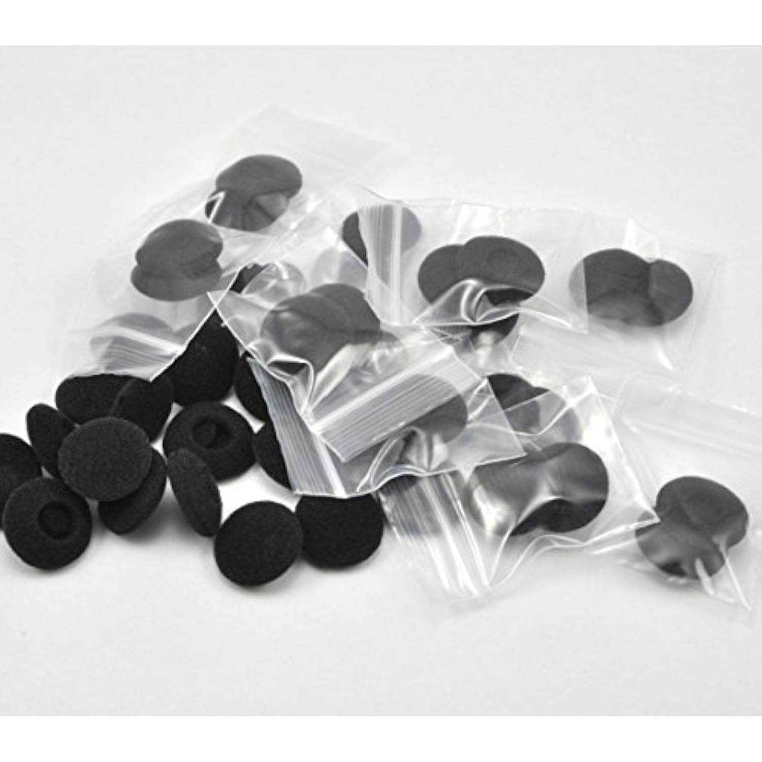 12 Pack(24Pcs) 18Mm Earbud Foam Earpad, Replacement Sponge Covers For Earphone (Black)