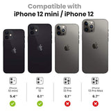 Compatible With Iphone 12 / Iphone 12 Mini Camera Lens Protector, 9H Tempered Glass Camera Cover Screen Protector For Iphone12 Mini 5.4 Inch / Iphone12 6.1 Inch 2020 (Diamond)