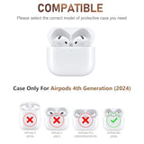 For Airpod 4 Case Cute Romantic Rose Flower With Keychain Clear Frosted Protective Cover Compatible With Airpods 4Th Generation Case For Girls Women (Rose Pink)