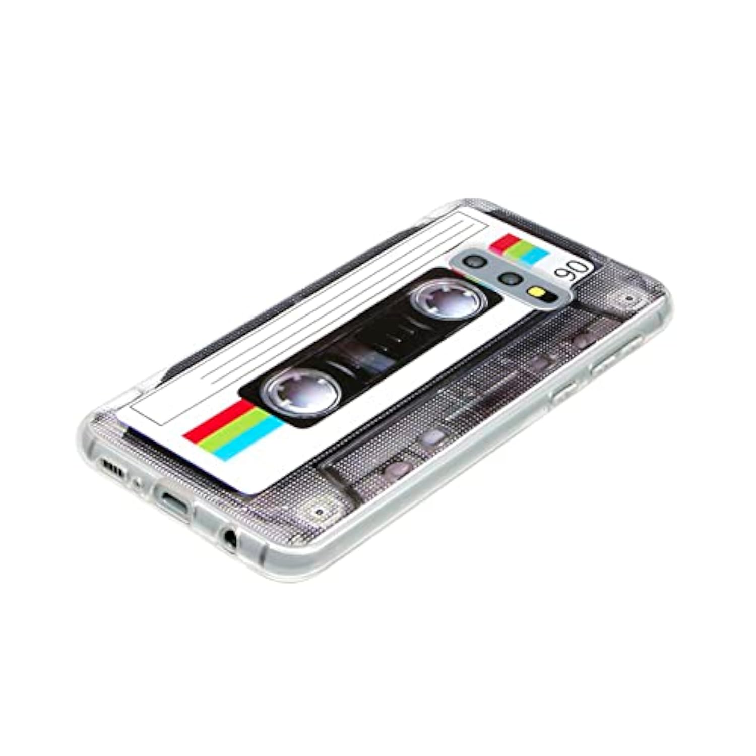 Fateam Case For Galaxy S10E Shockproof Scratchproof With Tpu Soft Bumper Retro Cassette Tape Case Compatible With Samsung Galaxy S10E