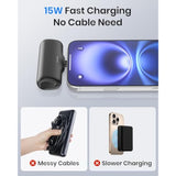 [2-Pack] -Mini-Portable-Charger-5000Mah - 15W Fast Charging Portable Phone Charger Ultra-Compact Usb C Battery Pack For Iphone 16/15 Series/Galaxy/Android Etc