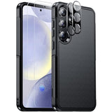 Designed For Samsung Galaxy S24 Plus Case, [10 Ft Grade Drop Protection] Heavy Duty Shockproof Phone Case For Galaxy S24 Plus 6.7 Inch, Black