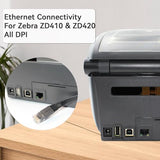 P1080383-442 Kit Upgrade Ethernet Module For Zebra Zd410 Zd420 Thermal Desktop Label Printer Wired 203Dpi 300Dpi