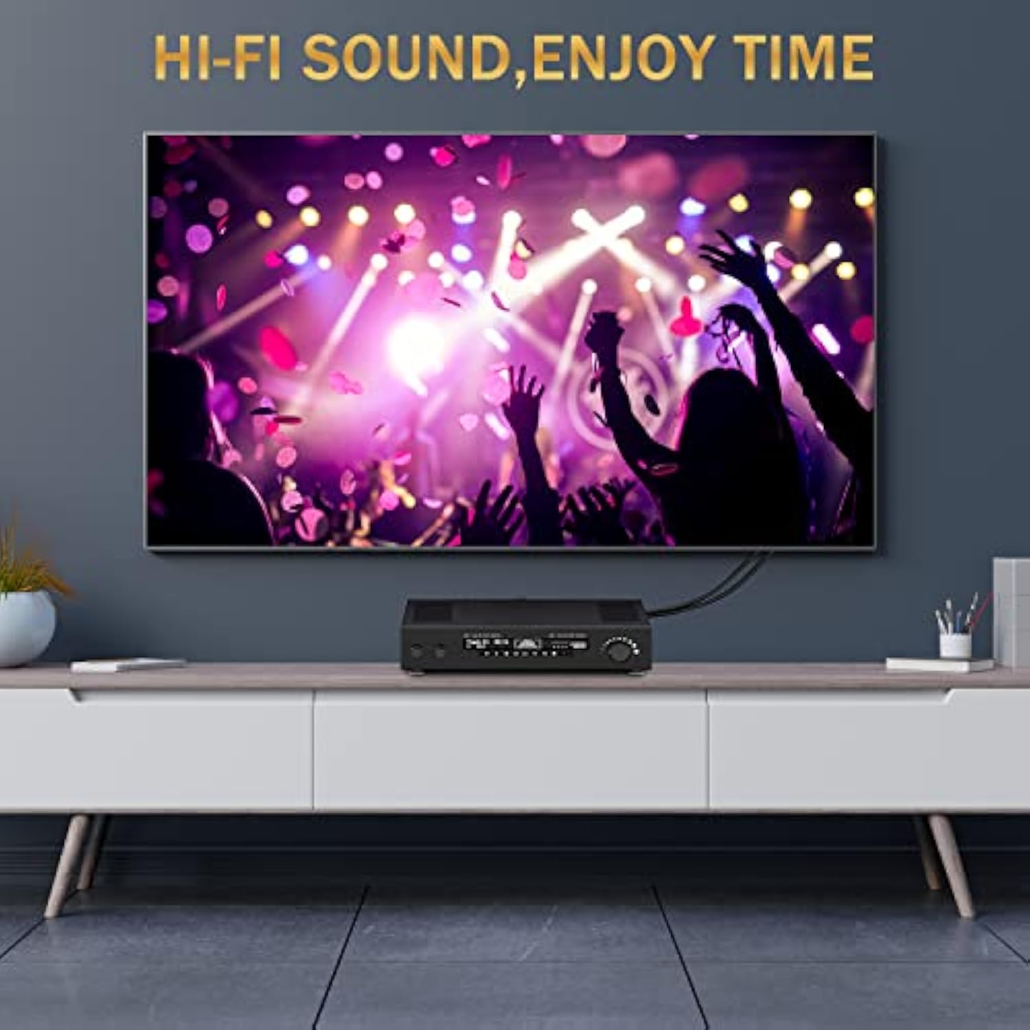 Premium Rca Cable 4 Ft (Hi-Fi Sound-16 Awg-Shielded) 2 Rca Male To 2 Rca Male