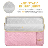 13 Inch Laptop Sleeve Case For 13 Inch New Macbook Air M4 A3240 2025, M3 A3113, M2 A2681, M1 A2337, 13" Macbook Pro M2 / M1 A2338 A2251 A2289, 13" Ipad Pro M4 / Ipad Air M3 Computer Bag, Pink