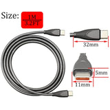 Dual Type-C Male Cable Usb C To Usb C Cable Metal Braided Cable With Insulatio