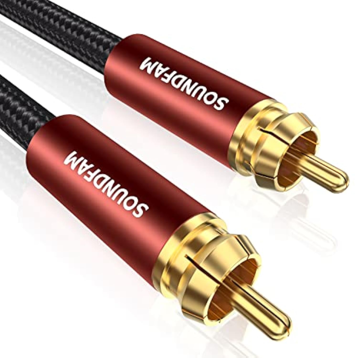 Rca Audio Subwoofer Cable Digital Audio Coaxial Cable Dual Shielded With Gold