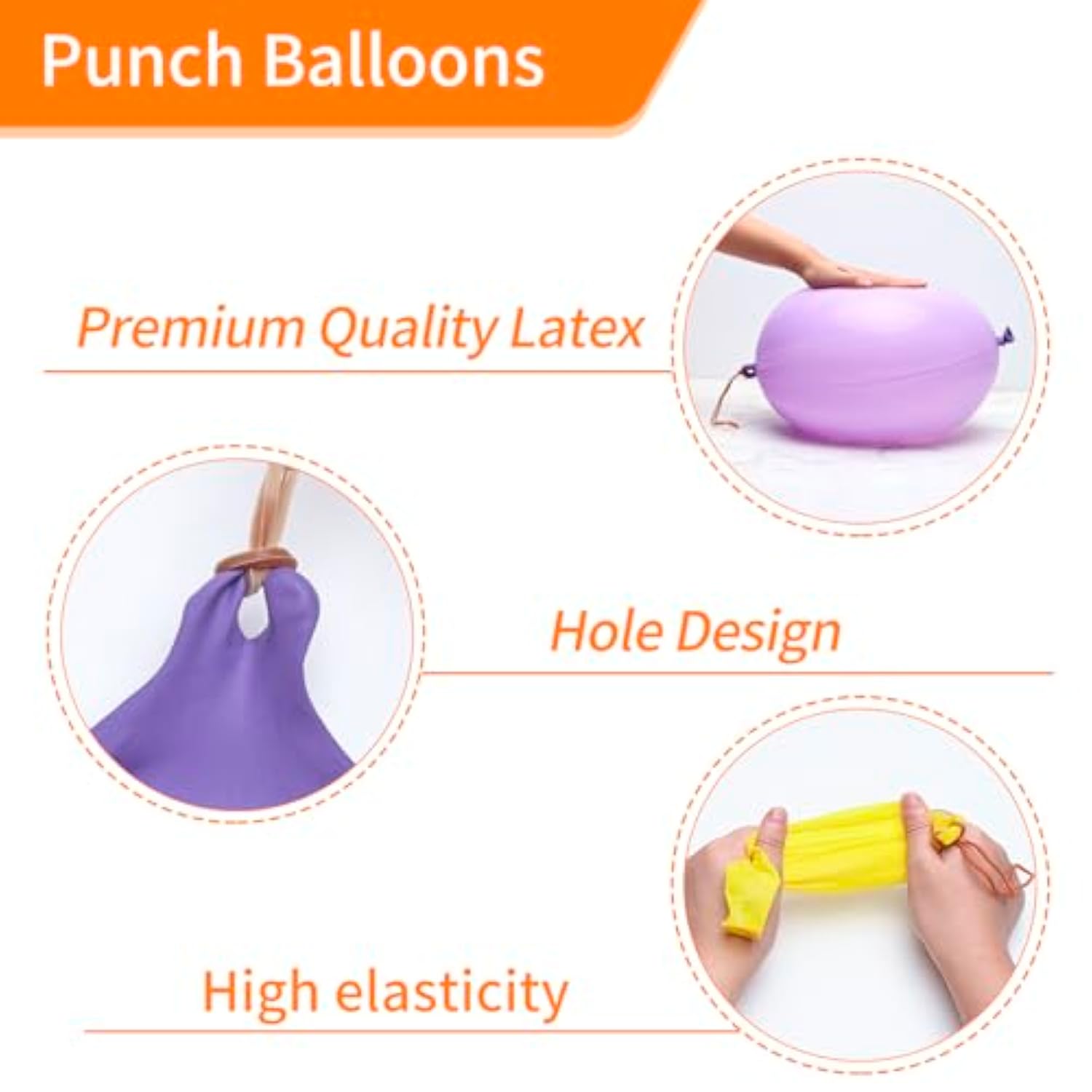36 Pack Hero Punch Balloons For Kids, Party Favors Comic Hero Design Bounce Balloon For Birthday School Classroom Hand Out Game Supplies