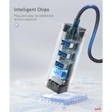 USB 3.0 to Ethernet Adapter, uni [High-Speed Gigabit] Network Hub, 4-in-1 Mult
