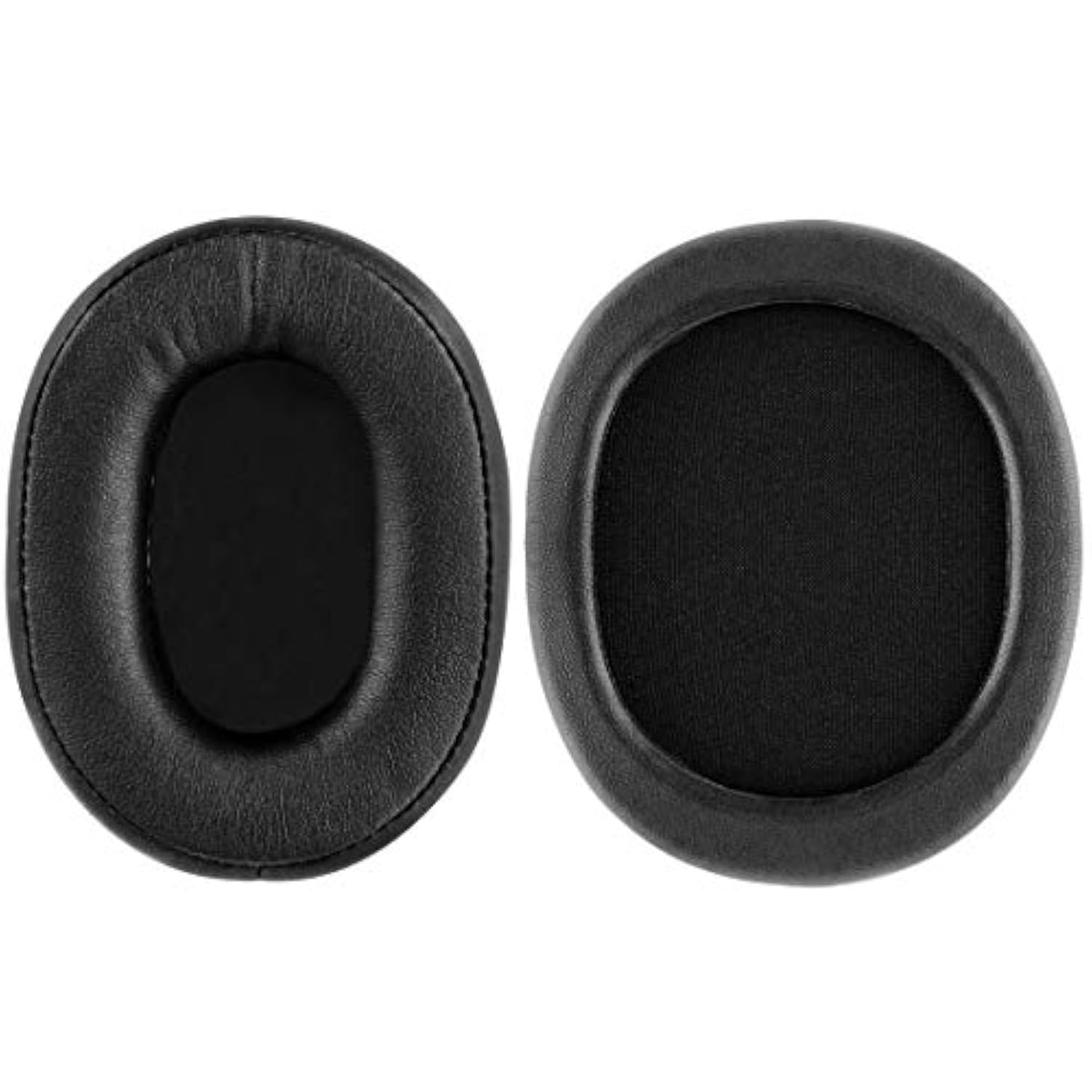 Geekria QuickFit Replacement Ear Pads for Audio Technica ATH-M50X, M50XBT, M50xBT2, M50, M40X, M30, M20, AR5BT Headphones, Ear Cushions with Video Guide (Black)