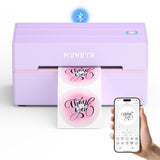 Bluetooth Thermal Label Printer, 130B Wireless 4X6 Shipping Label Printer For Shipping Packages Small Business Office Or Home, Compatible With Iphone Android Ipad Windows Macos Chrome Etsy Ebay