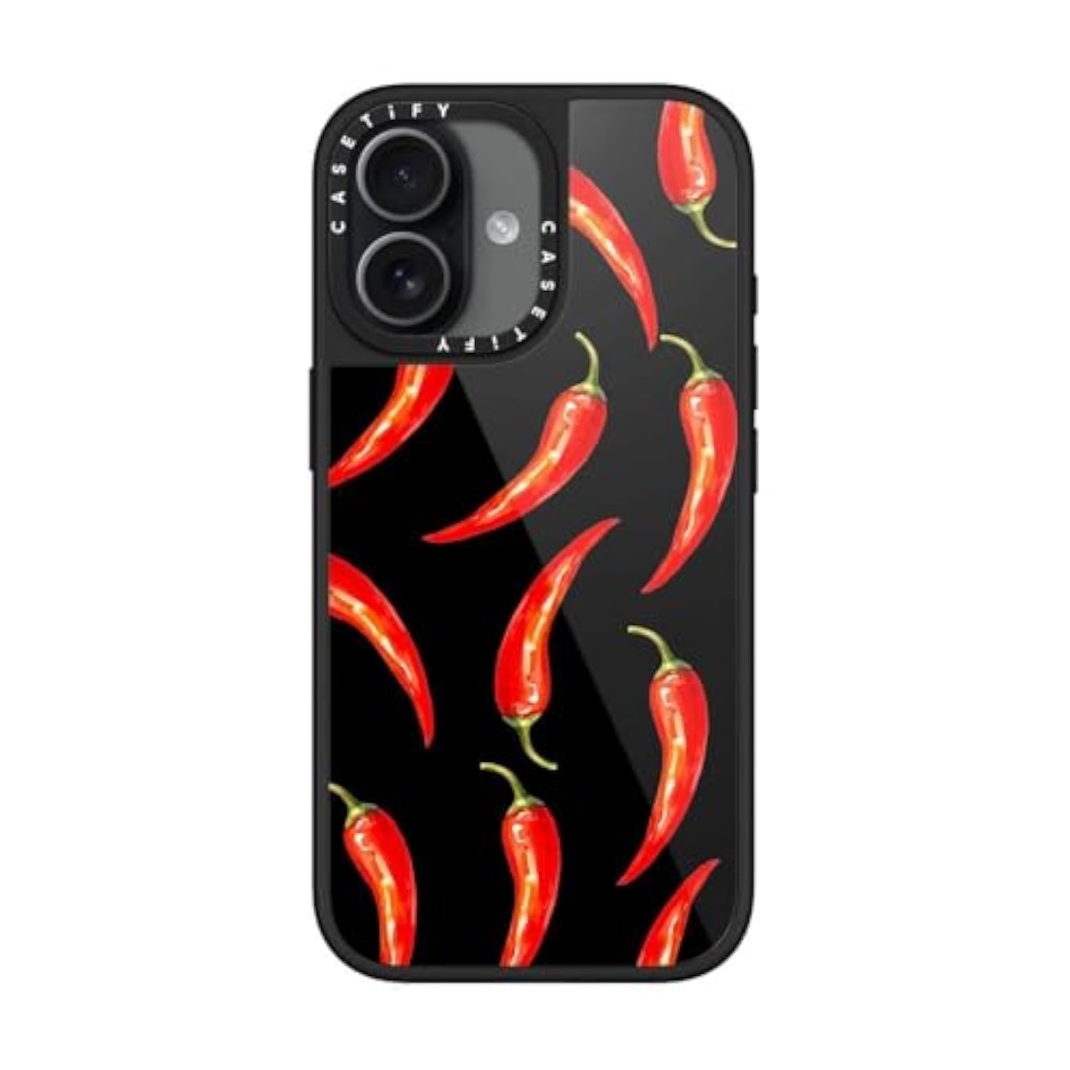 Glaze Iphone 17 Case [Glossy Finish/Compatible With Magsafe / 4.9 Ft. 1X Military Grade Drop Protection] - Chilli - Black