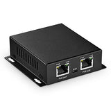 3 Ports Gigabit Poe Passthrough Switch - Ieee 802.3Af/At Repeater, 100/1000Mbps, 1 Poe In 2 Out, Wall Mount, Extender/Injector/Network Extender Three In One