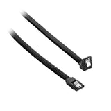 CableMod ModMesh Sleeved Right Angle SATA 3 Cable (Black, 60cm)