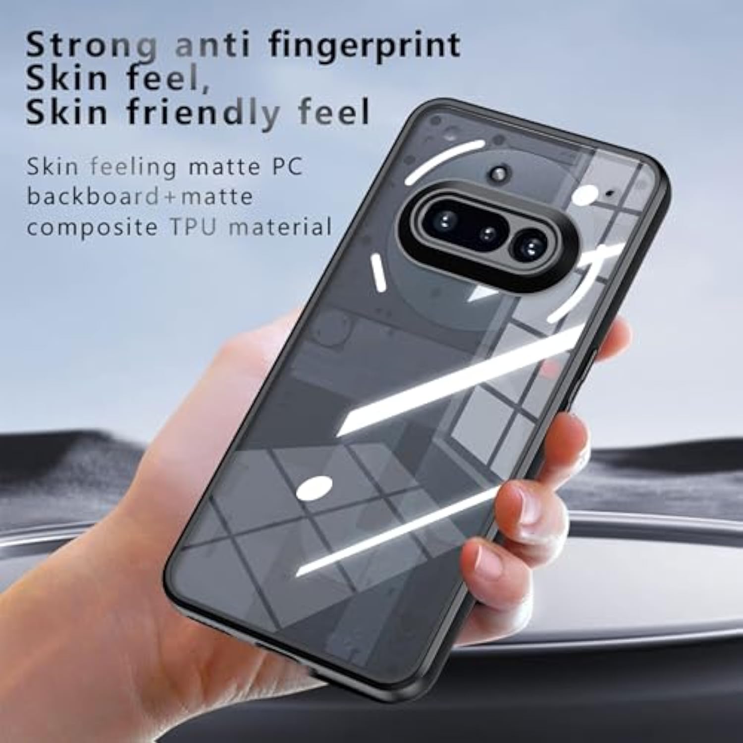 For Nothing Phone (3A) Case,High Qualit,Pc Material,Scratch Resistant,Flexiblefull Protection,Anti-Skid