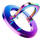 [2025 Newest] For Magsafe Phone Grip, Stylish Cool Magnetic Ring Holder With Adjustable Stand, Removable Magsafe Accessories Only For Iphone 16/15/14/13/12 Series And Mag Safe Case - Colorful
