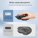 Mouse Grip Tape Full Coverage For Benq Zowie Ec2-Cw Ergonomic Gaming Mouse, Mouse Anti Slip Grip Tape,Self-Adhesive Precut Sweat-Resistant Professional Mice Upgrade Kit(Black)