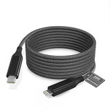 Extra Long Usb C To Lightning Cable 20Ft/6M [Apple Mfi Certified] Iphone Fast Charger Cable Usb-C Power Delivery Fast Charging Cord 3A (Max) For Iphone 13/12/11/Xs/X/8