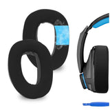 Geekria Sport Cooling-Gel Replacement Ear Pads Compatible with Sennheiser GSP 300/301/ 302/303/350/370 Headphones, Ear Cushions, Repair Parts (Black)