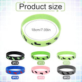 30Pcs Pixel Silicone Bracelets, Pixel Theme Party Favors Funny Game Themed Wristbands For Birthday Party Celebration Decorations Supplies