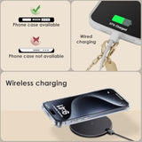 Phone Lanyard/Chain Corssbody Hands-Free Cell Phone Lanyard For Women Detachable Iphone Strap Corssbody Universal Neck Phone Holder Chain For Phone Case With Clear Phone Tether Tabs