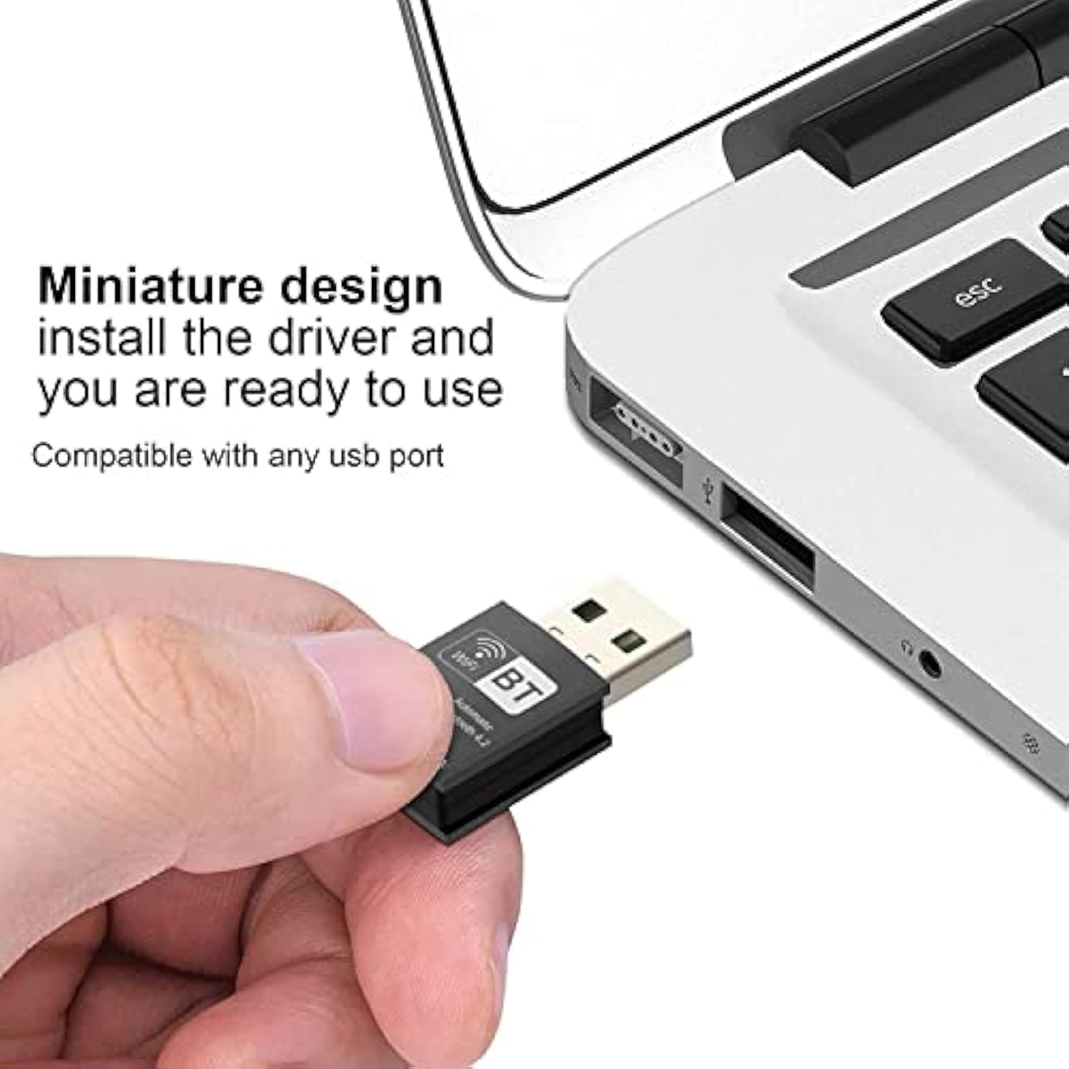 2-In-1 Usb Wifi Bluetooth Adapter - Dual Band 2.4G/5G Wireless Network Adapter