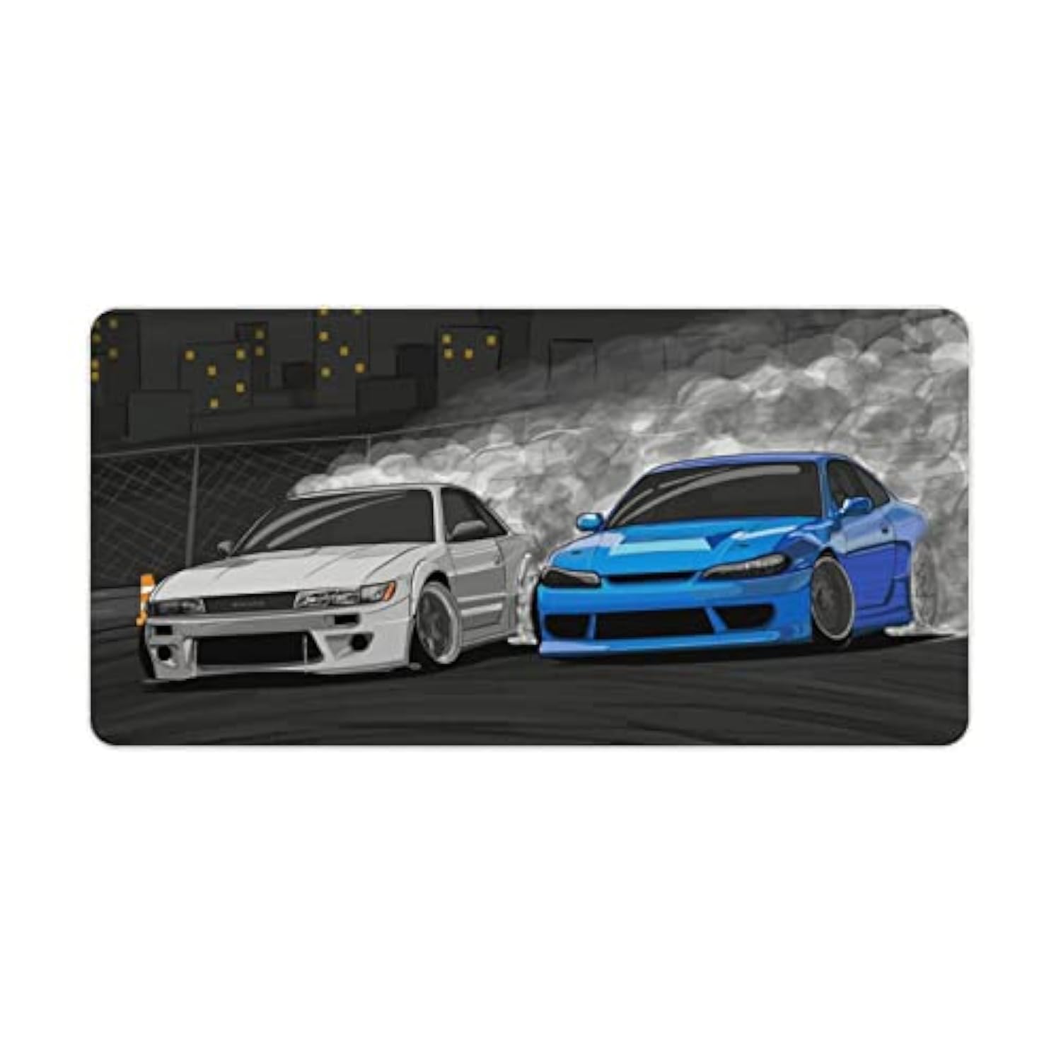 Large Mouse Pad Gaming Drifting S13 And S15 Jdm Car Desk Mat Long Big Mousepad Extended Keyboard Computer Pad Office Desk Organizers And Accessories 30X60Cm