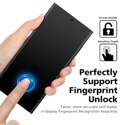 [3-Pack For Samsung Galaxy A35, Anti-Glare Matte Screen Protector [Support Fingerprint Unlock], Anti-Fingerprint, Full Coverage, Bubble-Free Easy