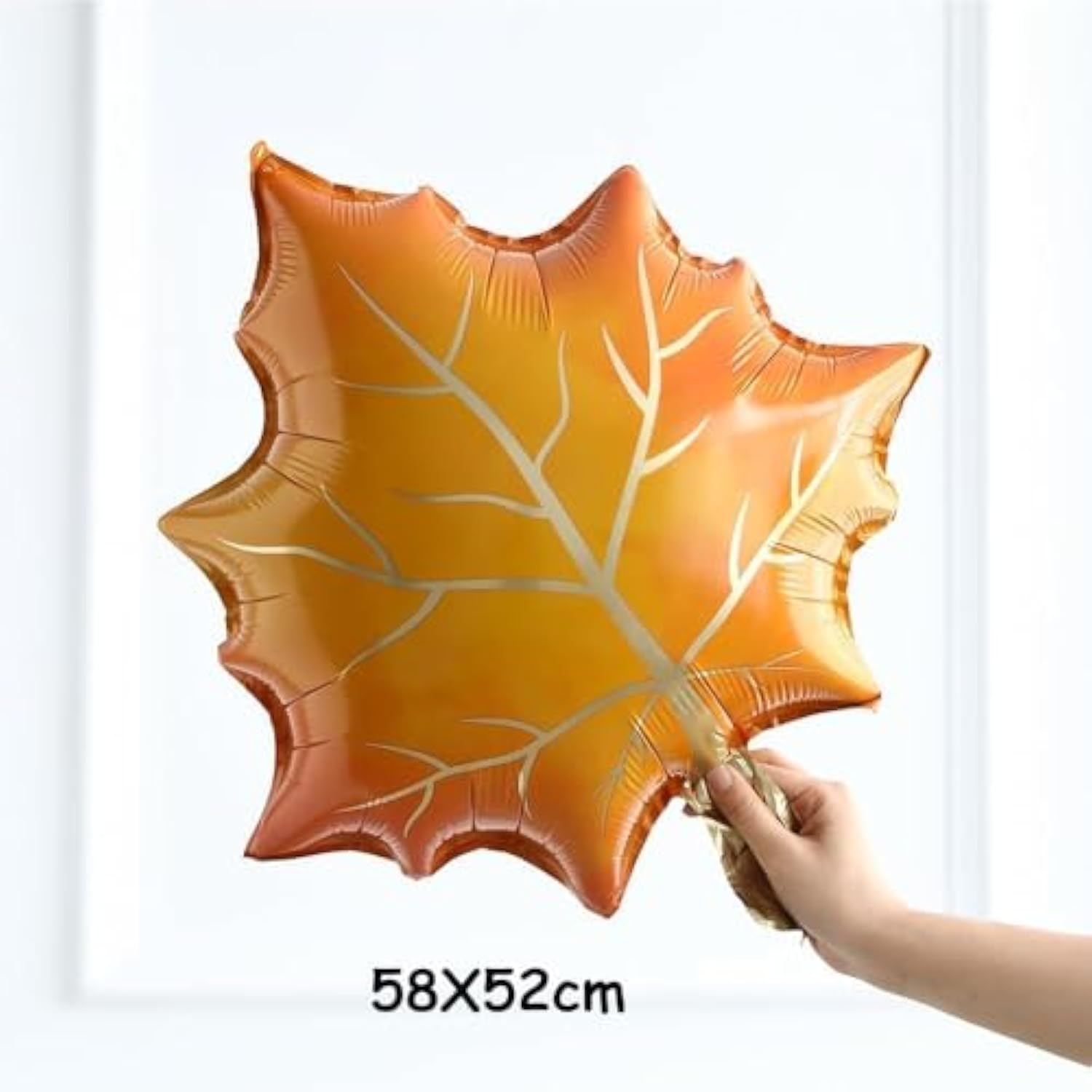 145PCS Fall Thanksgiving Balloon Arch Kit with Orange Brown White Balloons