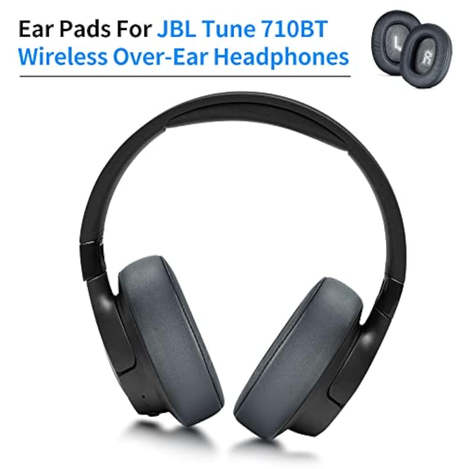 Protein Leather Replacement Ear Pads For Jbl Everest 710 Bt Headphones, Earpads, Headset Ear Cushion Repair Parts
