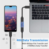 Usb C Female To Female Adapter, Usb C Coupler 240W Power Delivery, 40Gbps Usb