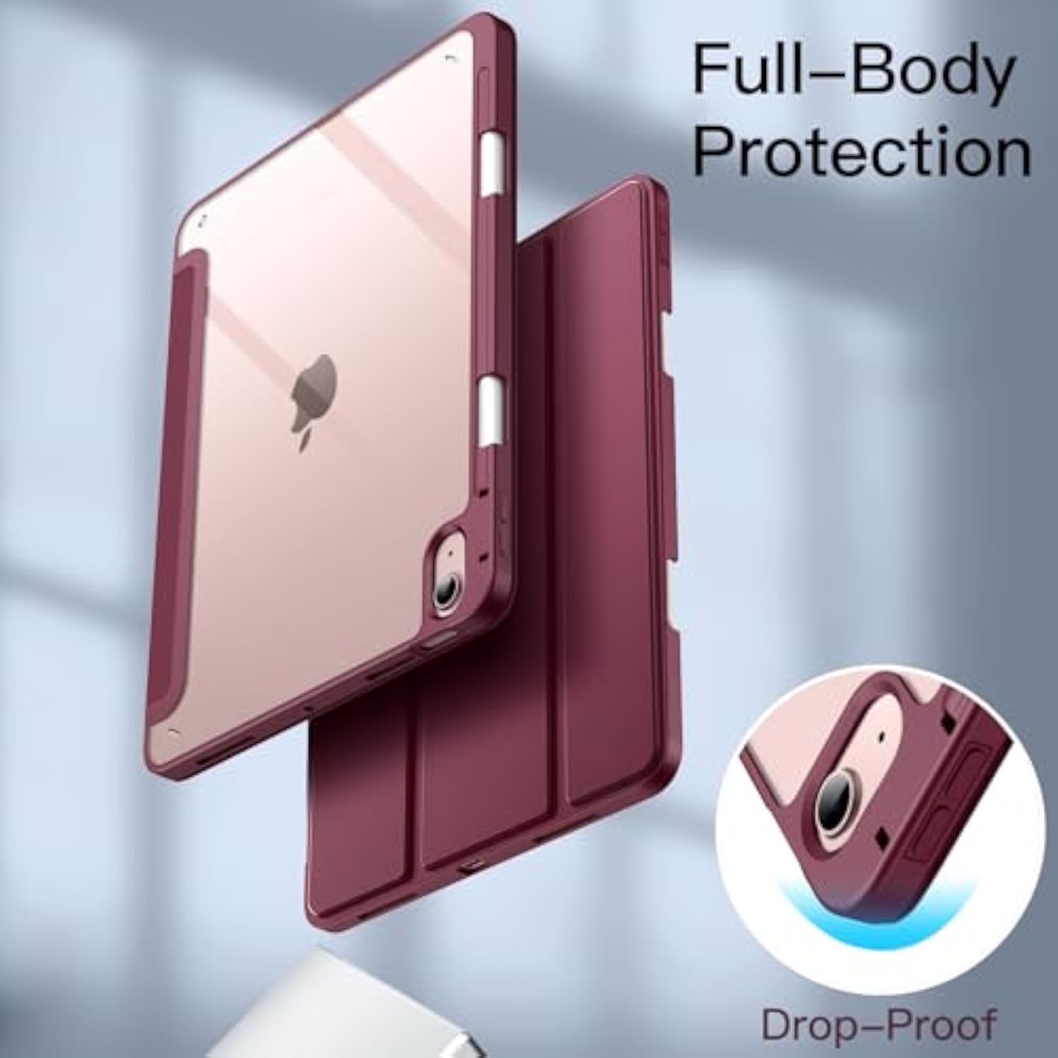 JETech Case for iPad Air 5/4 (2022/2020 5th/4th Generation 10.9-Inch) with Pen